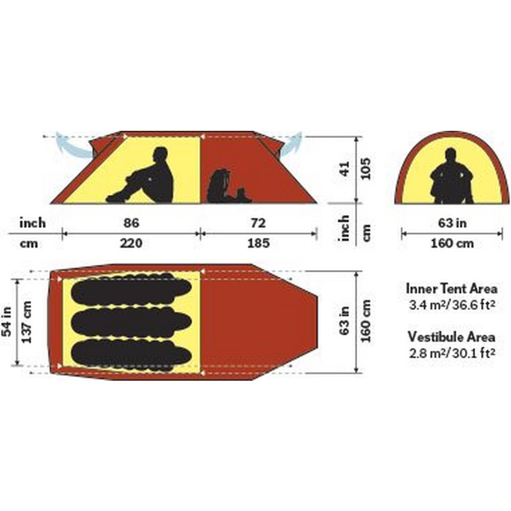 Hilleberg Nammatj 3 GT | Three Person Tent