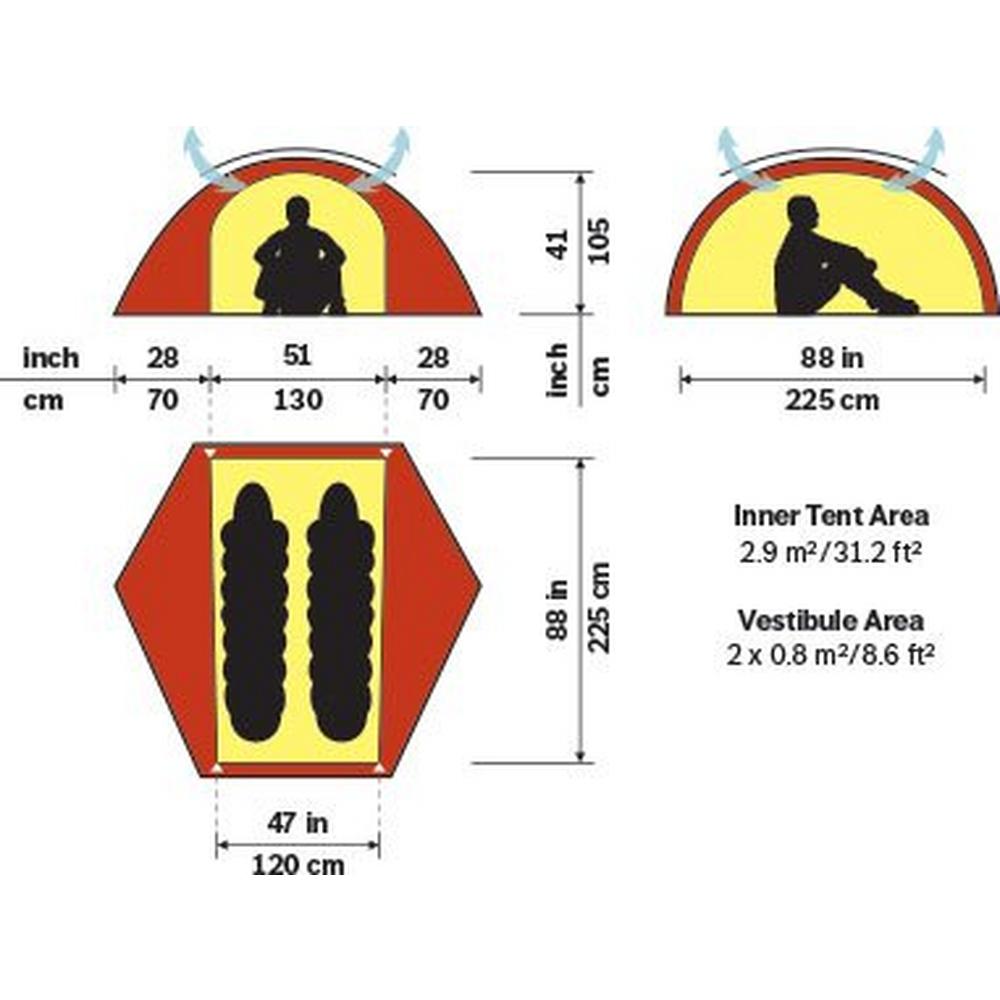 Hilleberg Allak 2 Green | Two Person Tent