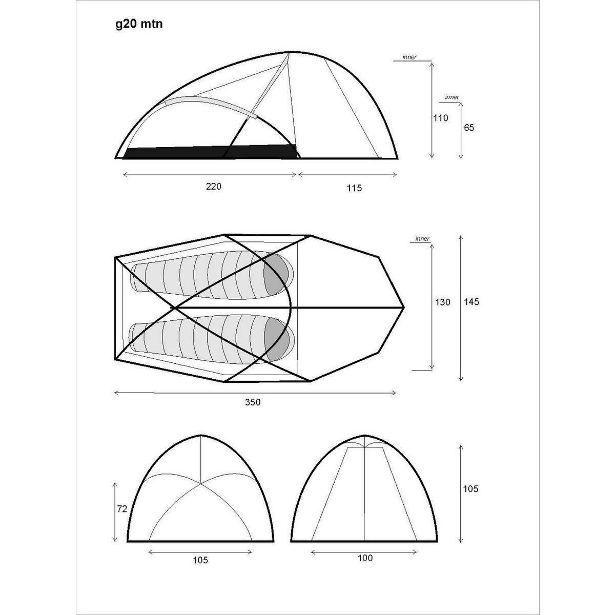 Lightwave G20 Mtn | Two Person Tent