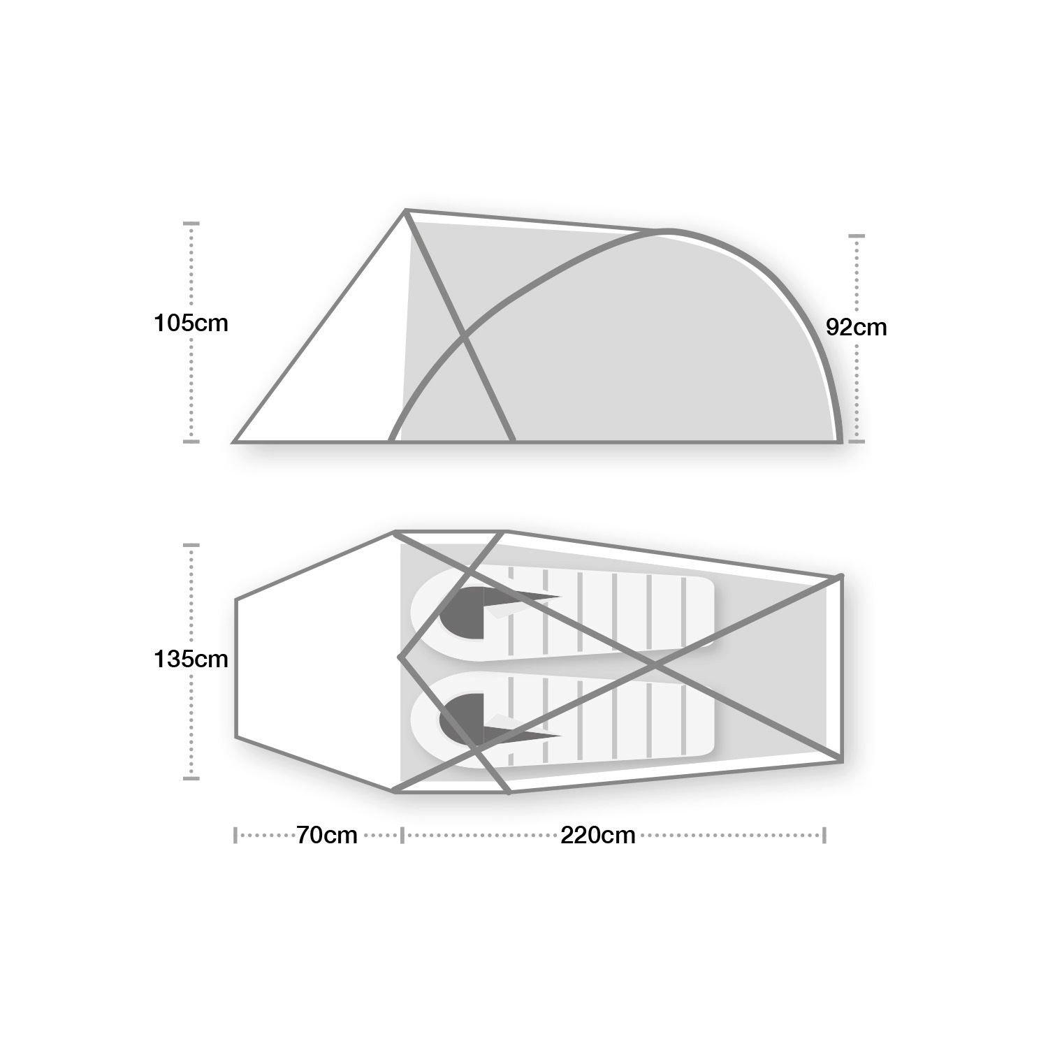 Wildcountry Tristar 2 | 2 Person Tents | George Fisher UK