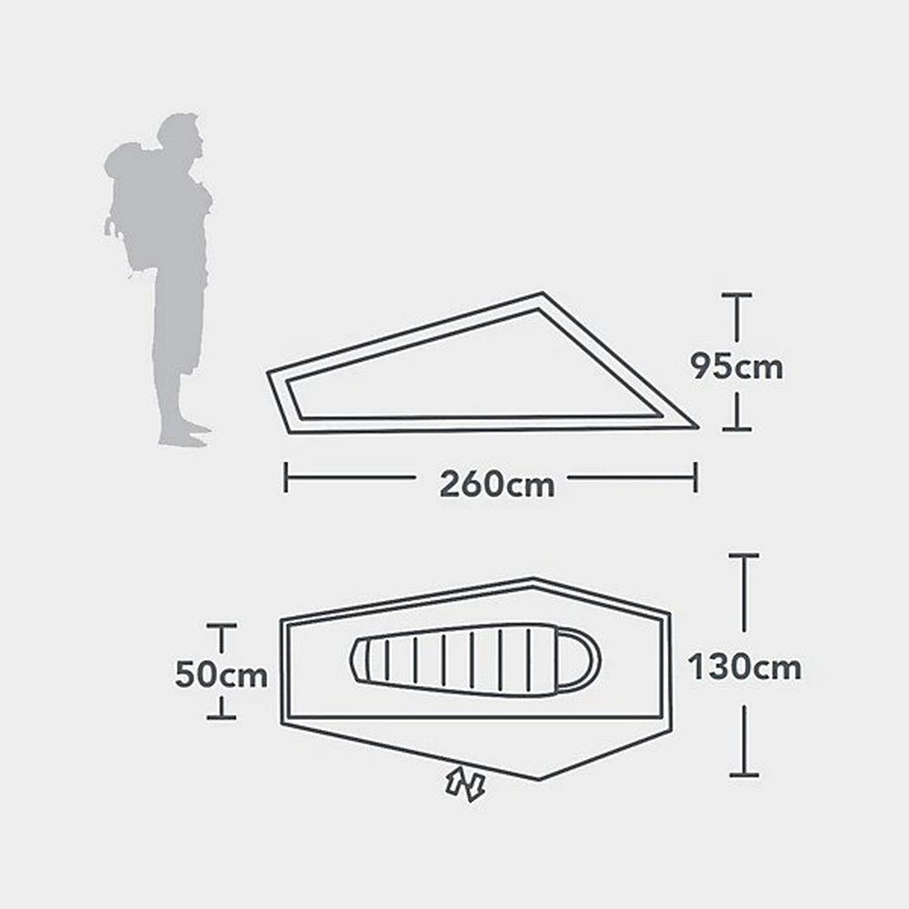Oex Phoxx I Ultralite 1-Person Tent - Grey