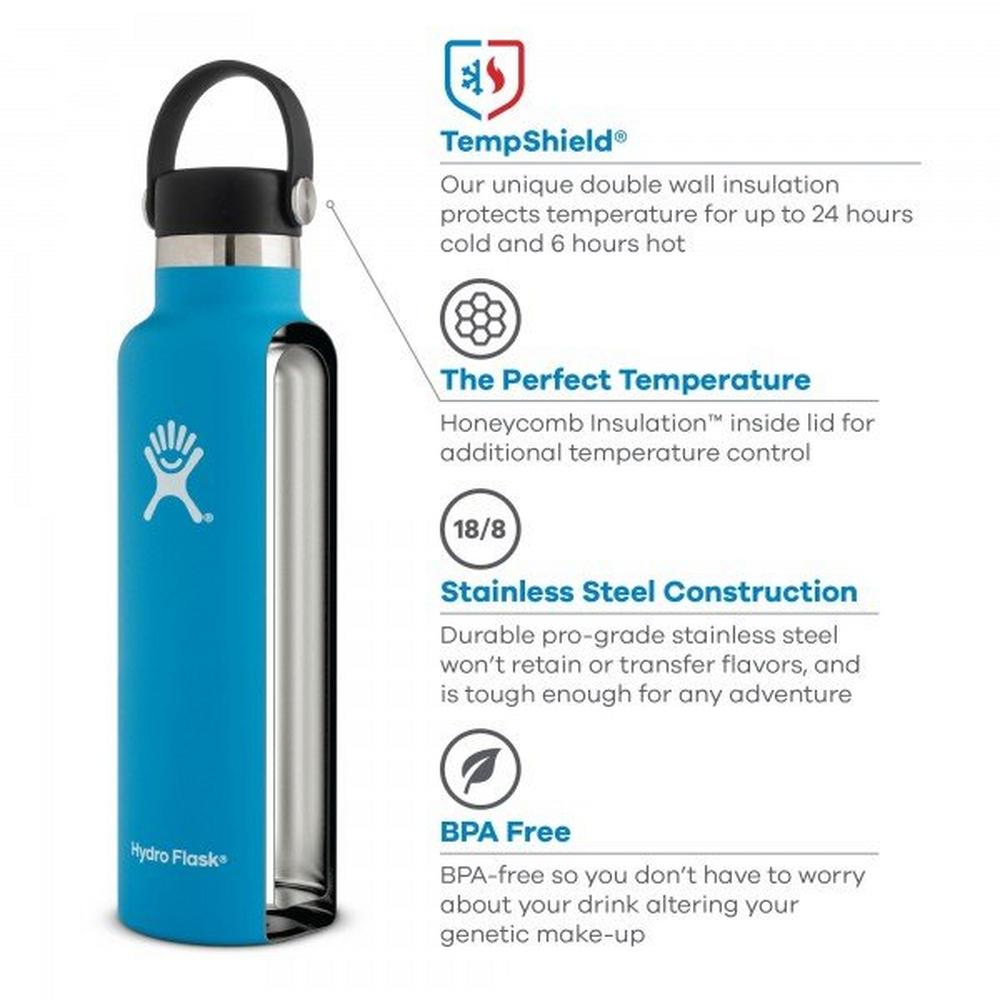 Hydro Flask HYDRATION 21oz / 0.6 L Standard Mouth Bottle Cobalt