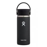  16OZ Coffee Cup with Wide Mouth Flex - Black