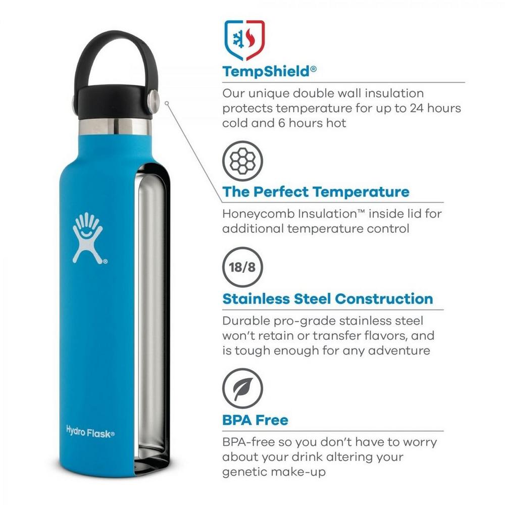 Hydro Flask 21oz Flex Standard Mouth - Rain