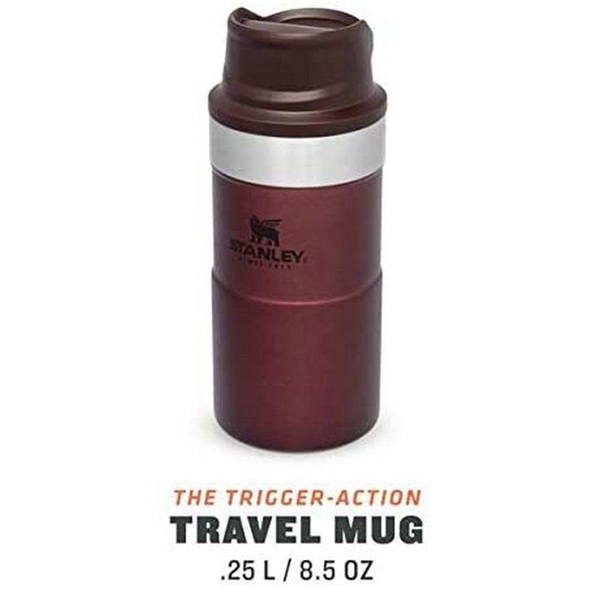Stanley Classic Trigger-Action Travel Mug 0.25L - Wine