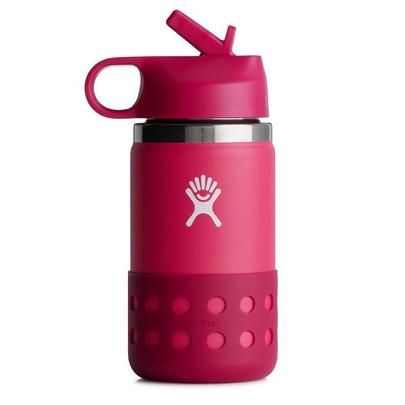 Hydro Flask 12oz Wide Mouth Kids - Peony Snapper
