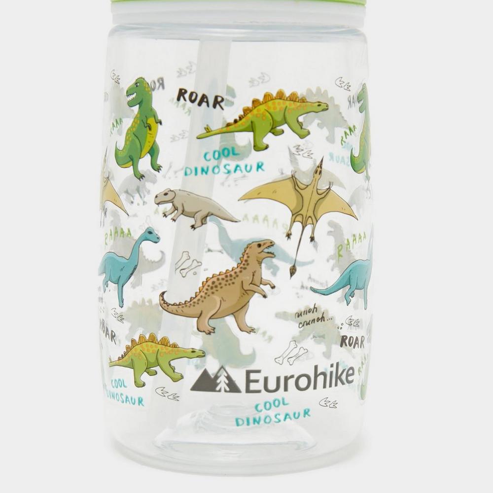 Eurohike Kid's 400ml Flip Lid Bottle - Dinosaurs