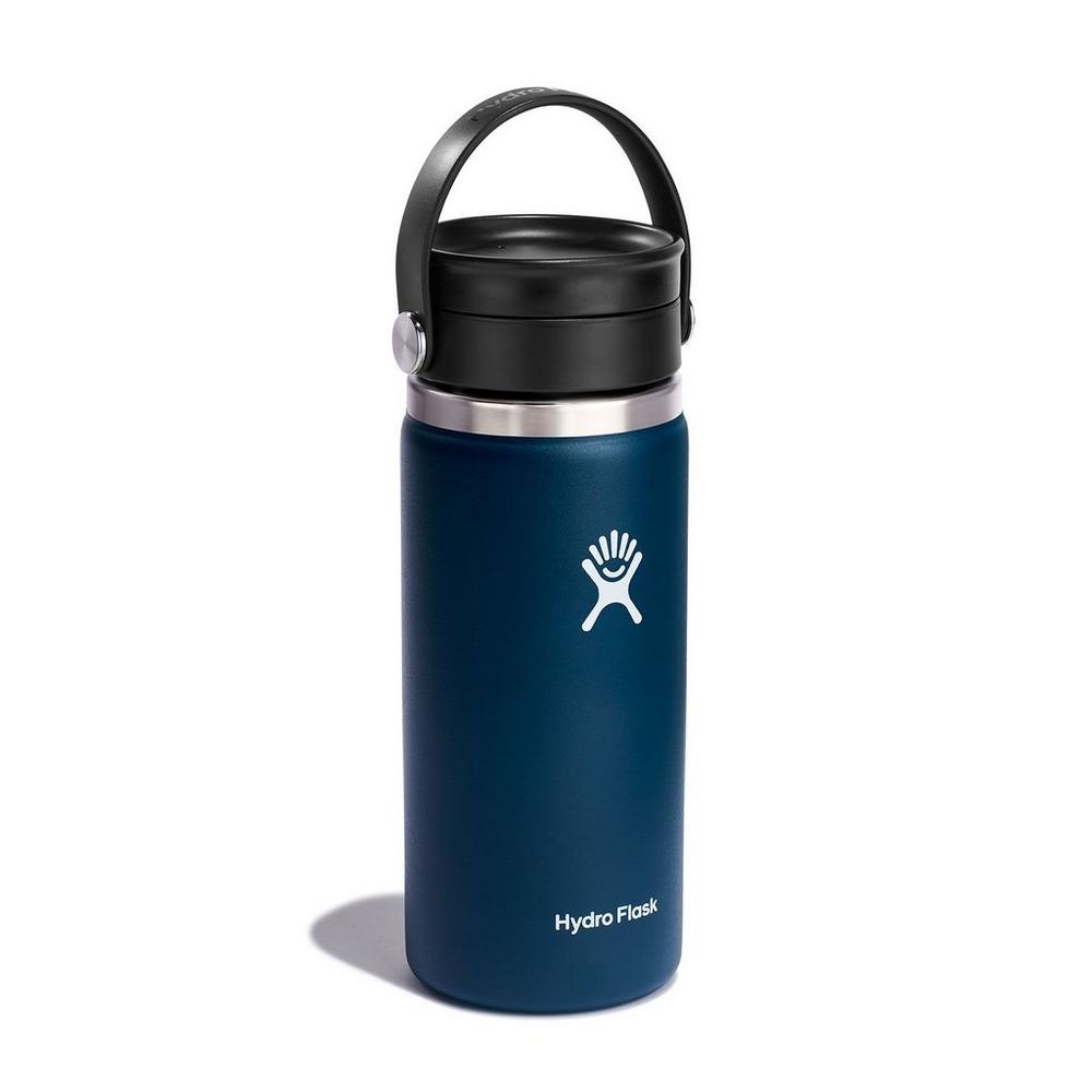  Hydro Flask Water Bottle - Stainless Steel & Vacuum Insulated -  Wide Mouth 2.0 with Leak Proof Flex Cap - 20 oz, Spearmint: Home & Kitchen