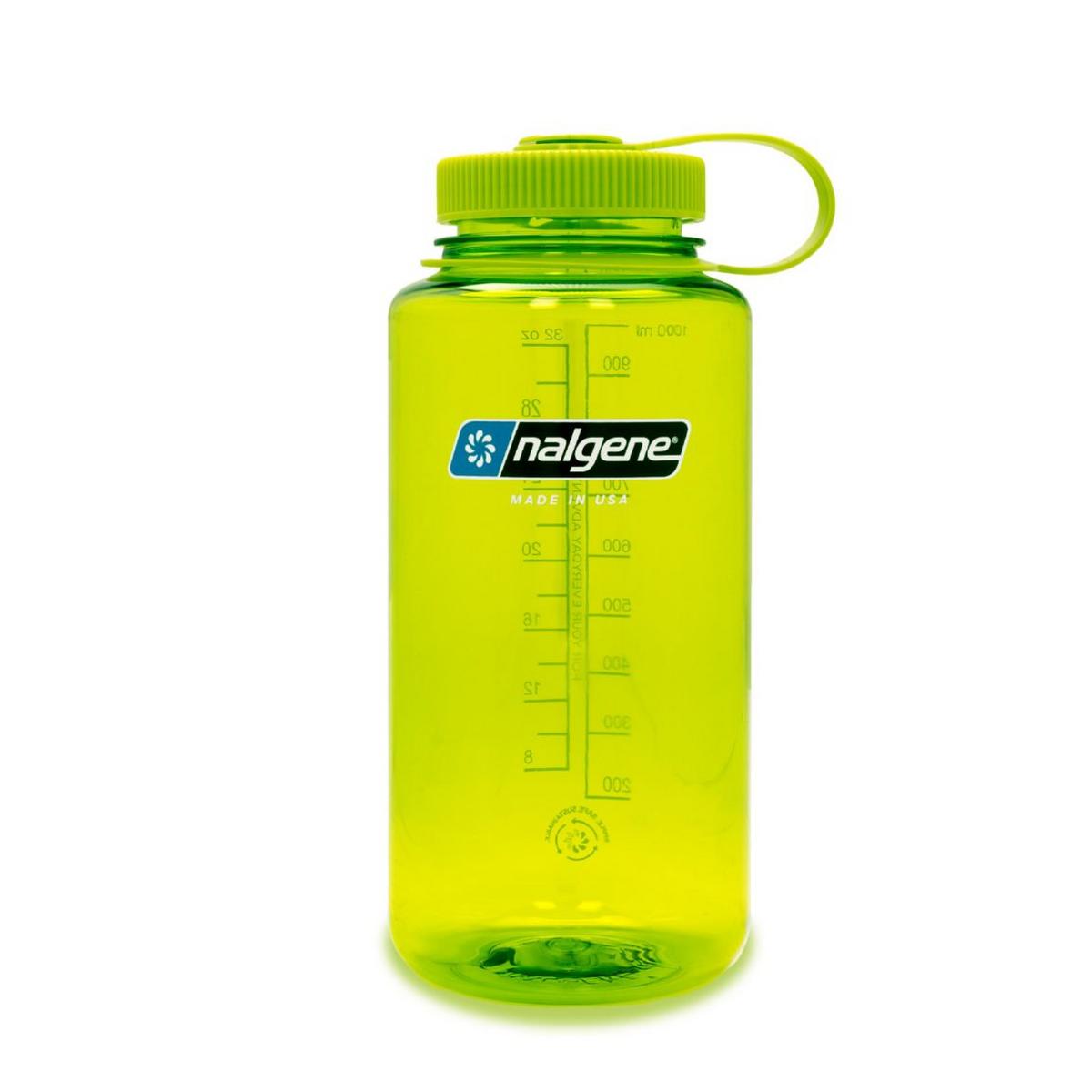 Nalgene Tritan Sustain Wide Mouth 1L Water Bottle - Spring Green