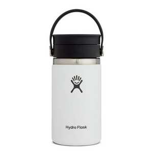 12oz Coffee Wide Mouth Flex Hydro Flask - White