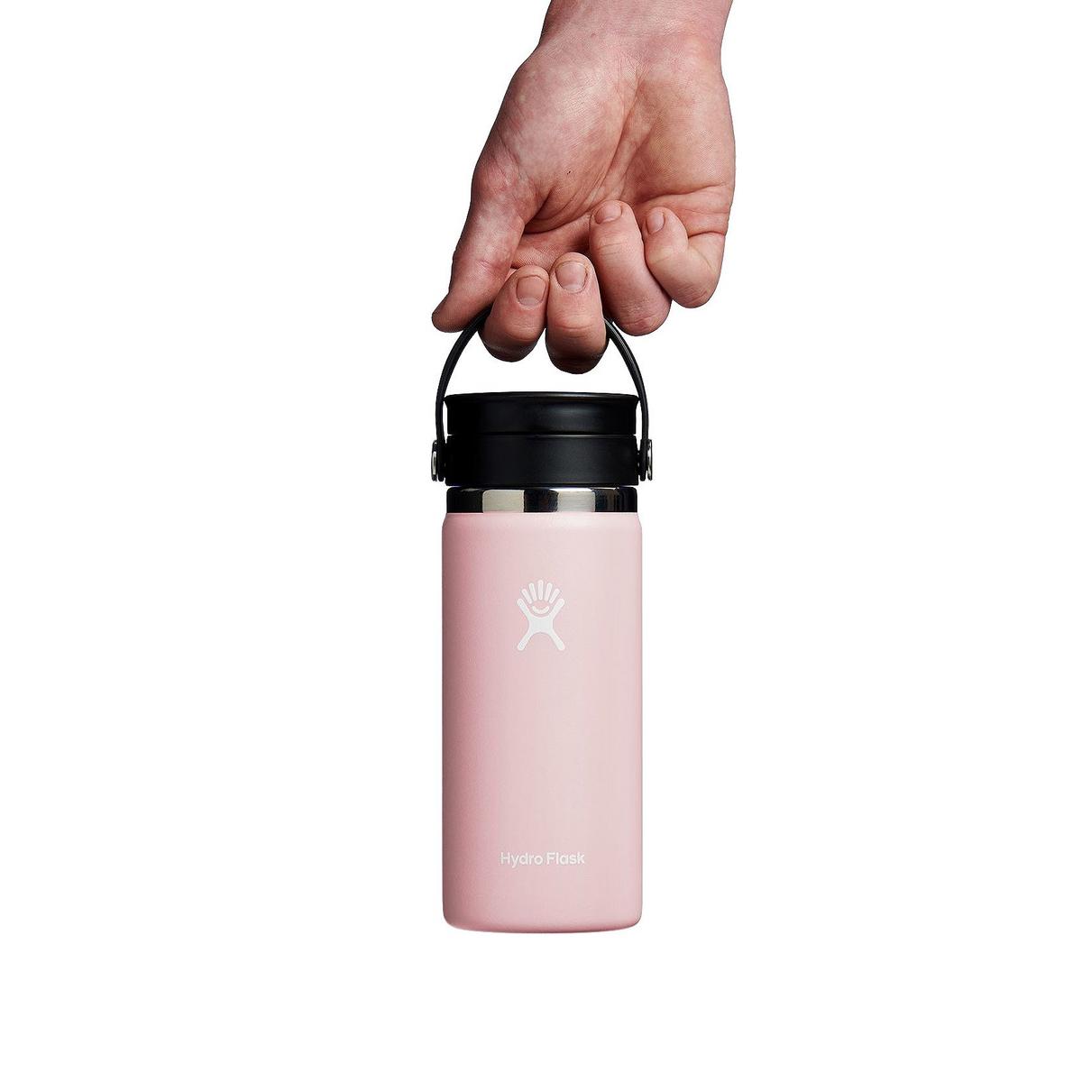 Hydro Flask 16oz Wide Mouth Coffee Cup with Flex Sip Lid Pink Tiso