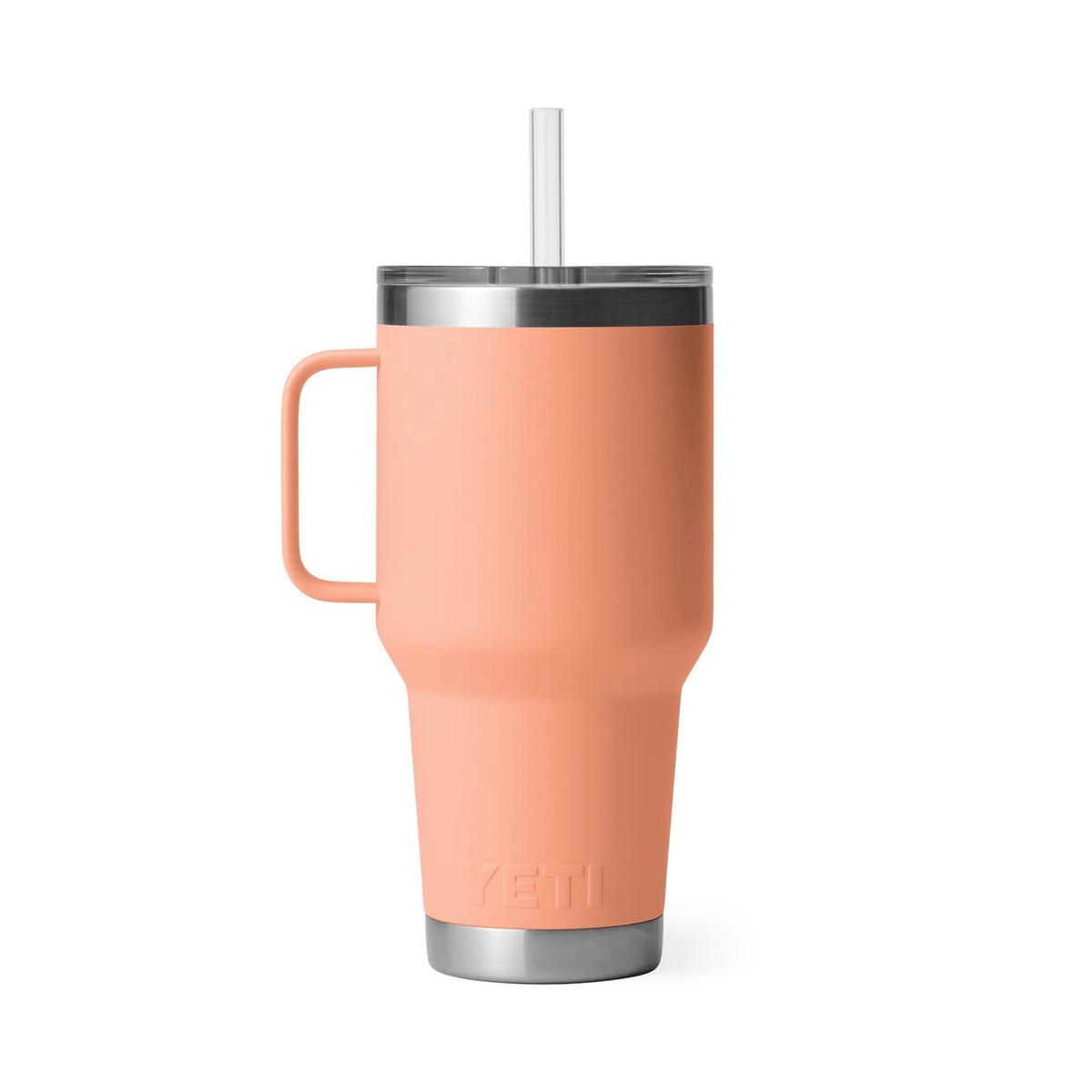 Yeti Rambler 35oz Straw Mug - Peach