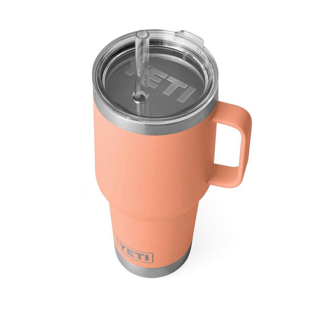 Yeti Rambler 35oz Straw Mug - Peach