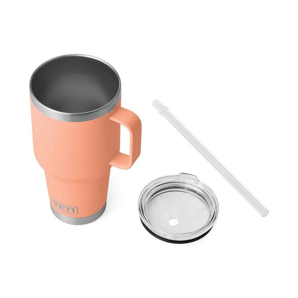 Yeti Rambler 35oz Straw Mug - Peach