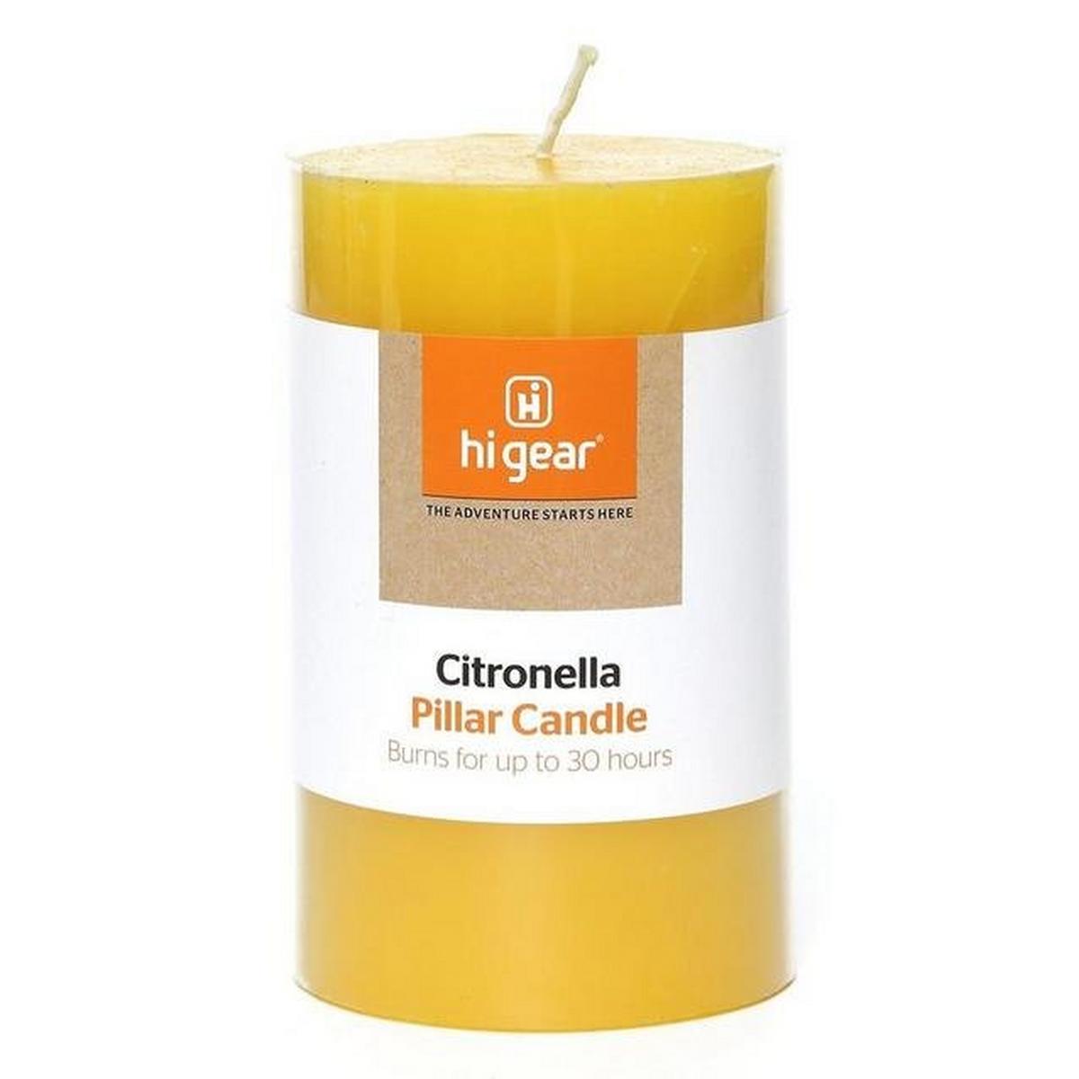 Hi-gear Citronella Pillar Candle