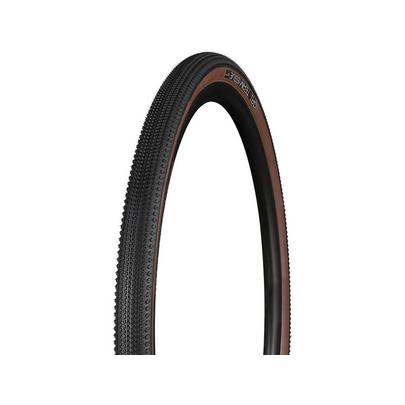 Bontrager GR1 Team Issue Gravel Tyre - 700 x 35c - Black/Tan