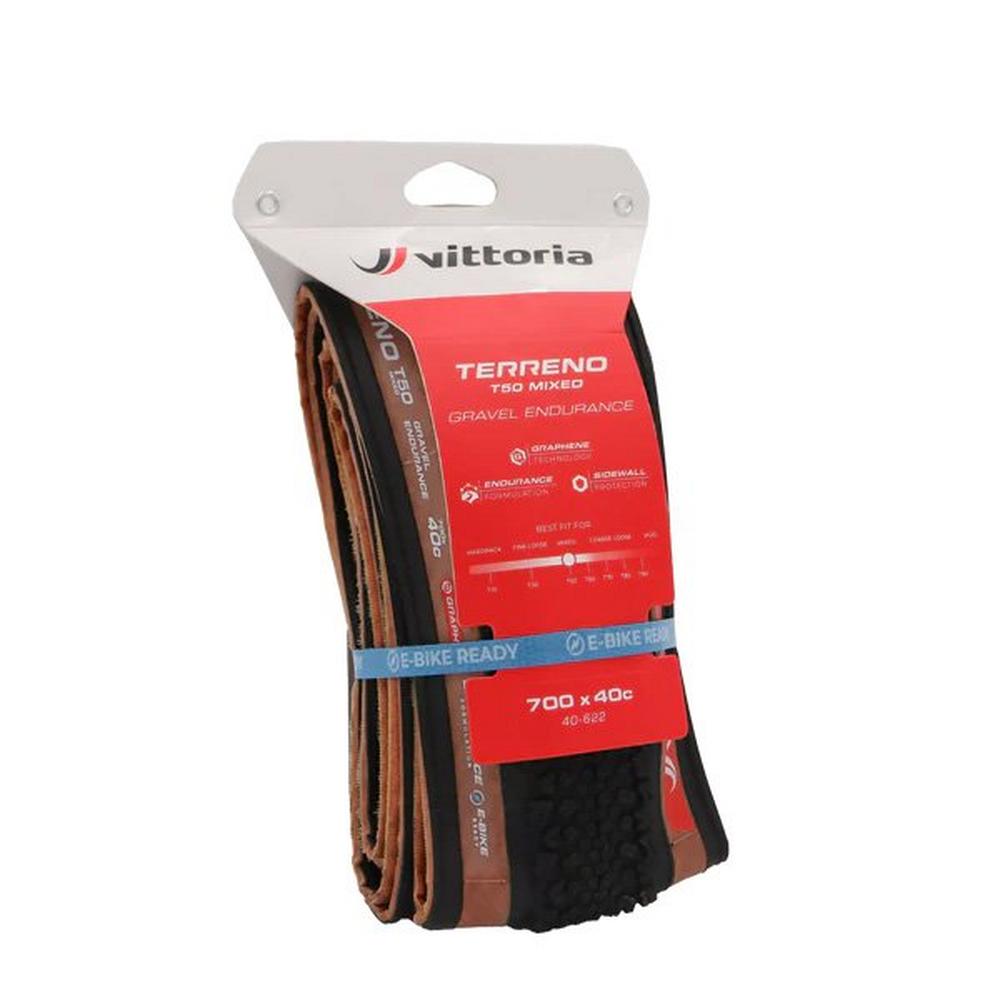 Vittoria Terreno T50 Mixed 700x40c Tyre - Tan
