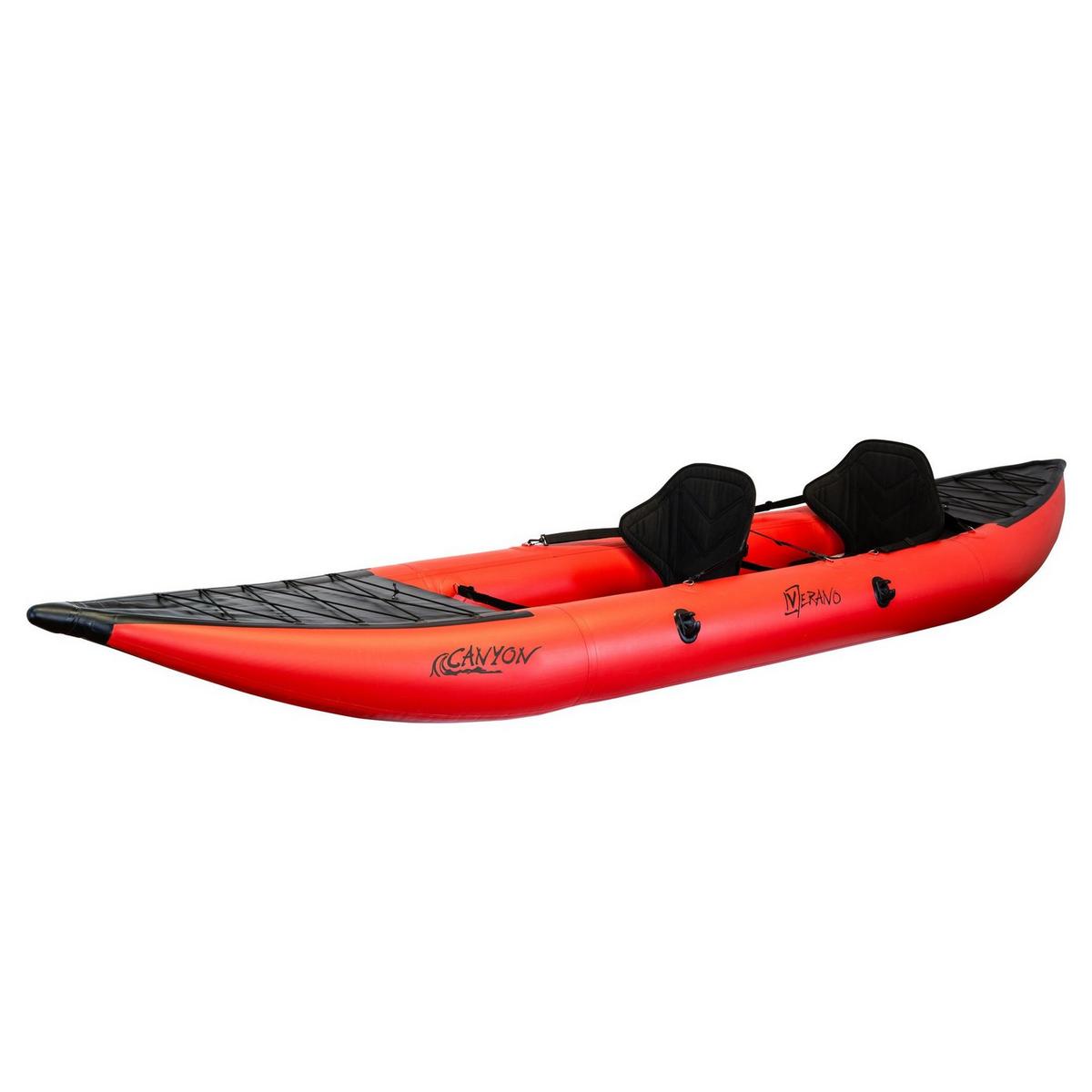 Verano Canyon Duo Inflatable Canoe - Red