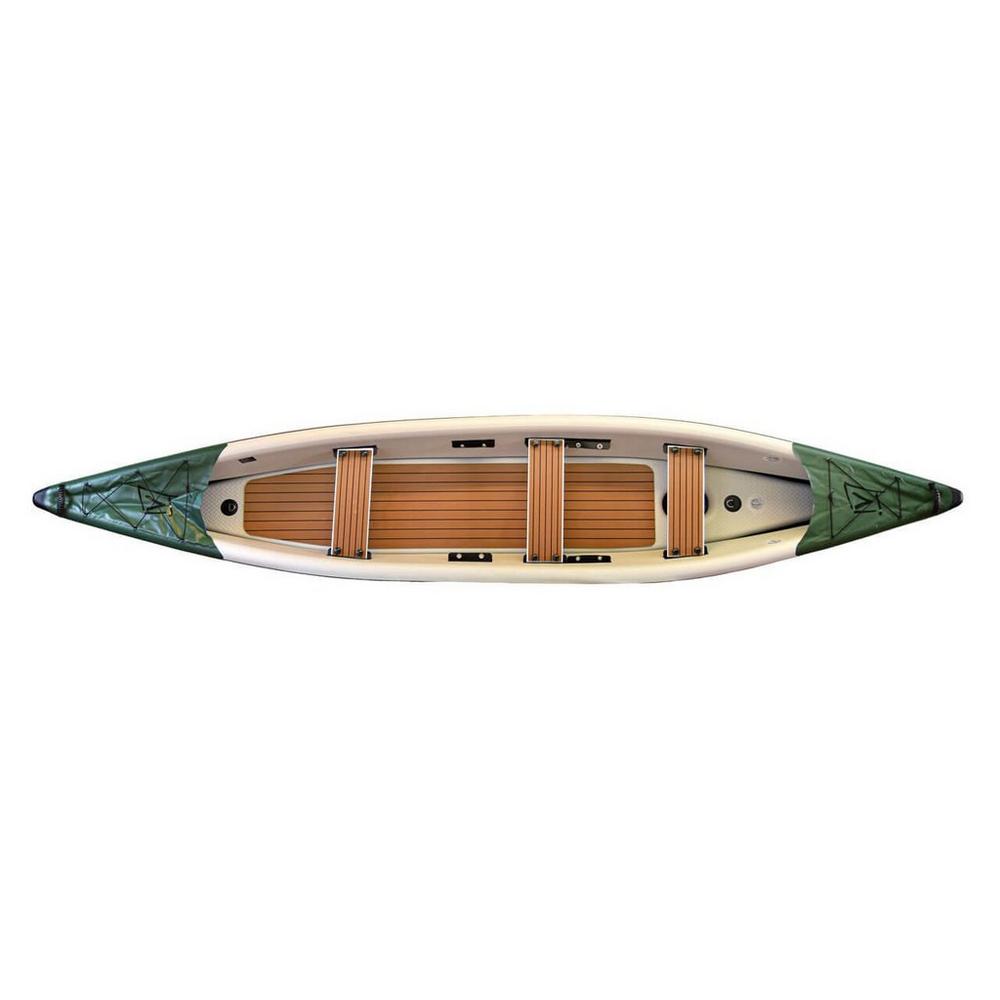 Verano CanCan 16 Inflatable Canoe - Green