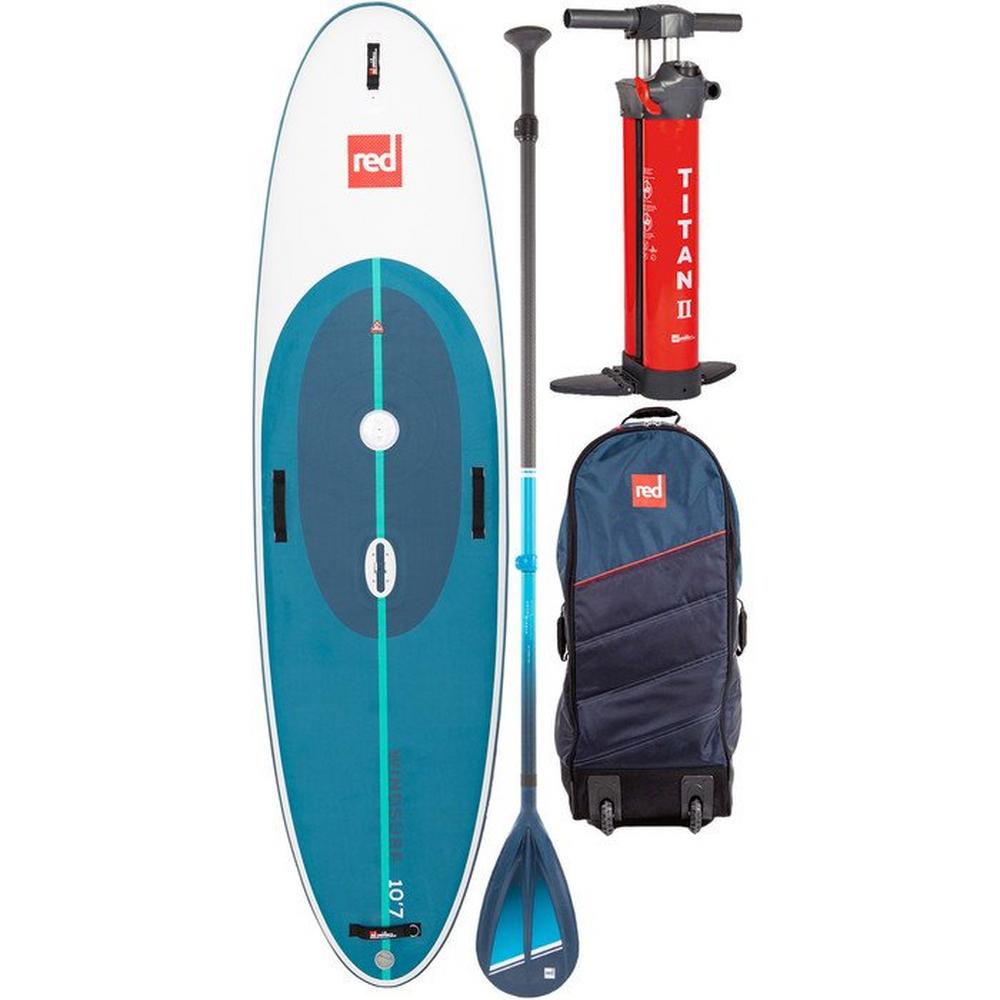 Red Paddle Windsurf 10ft 7in Hybrid Tough SUP Package - Blue
