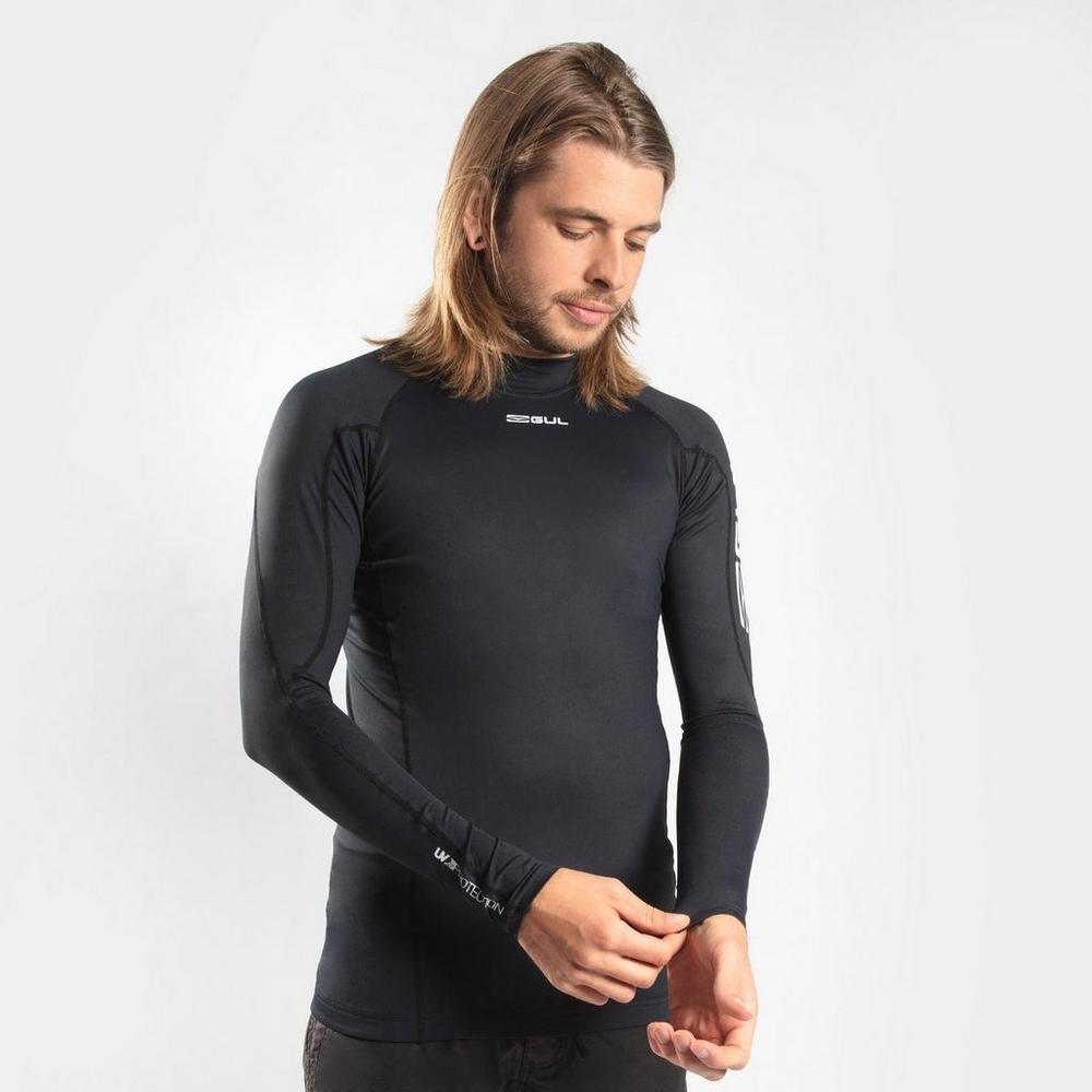 Men's Gul UV Protection Long Sleeve Rash Vest