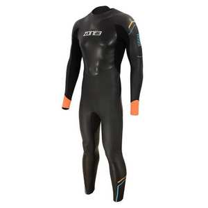 Men's Aspect Breaststroke Wetsuit - Black/Blue/Orange