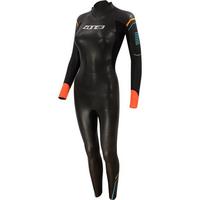  Women's Aspect Wetsuit - Black/Blue/Orange