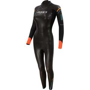 Women's Aspect Breaststroke Wetsuit - Black/Blue/Orange