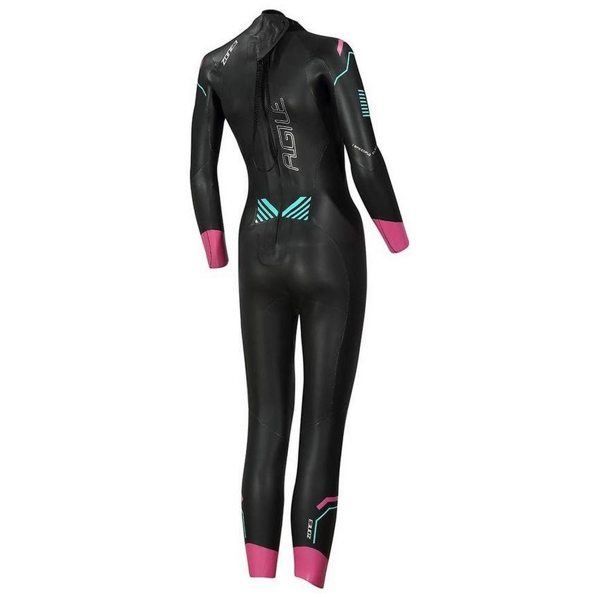 Zone3 Women's Agile Wetsuit - Black/Pink