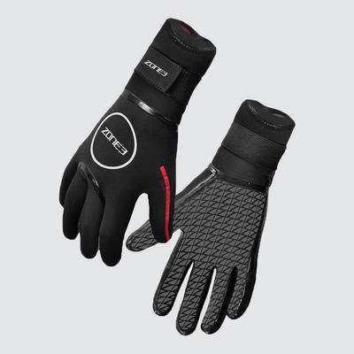 Zone3 Neoprene Heat Tech Swim Gloves - Black