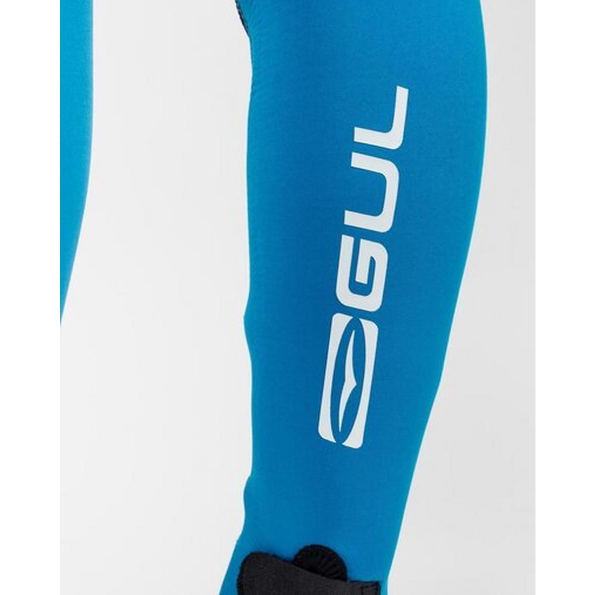 Gul Junior Response 5/3mm Back Zip Wetsuit – Blue Paintsplatter, Thermal For Watersports-768908