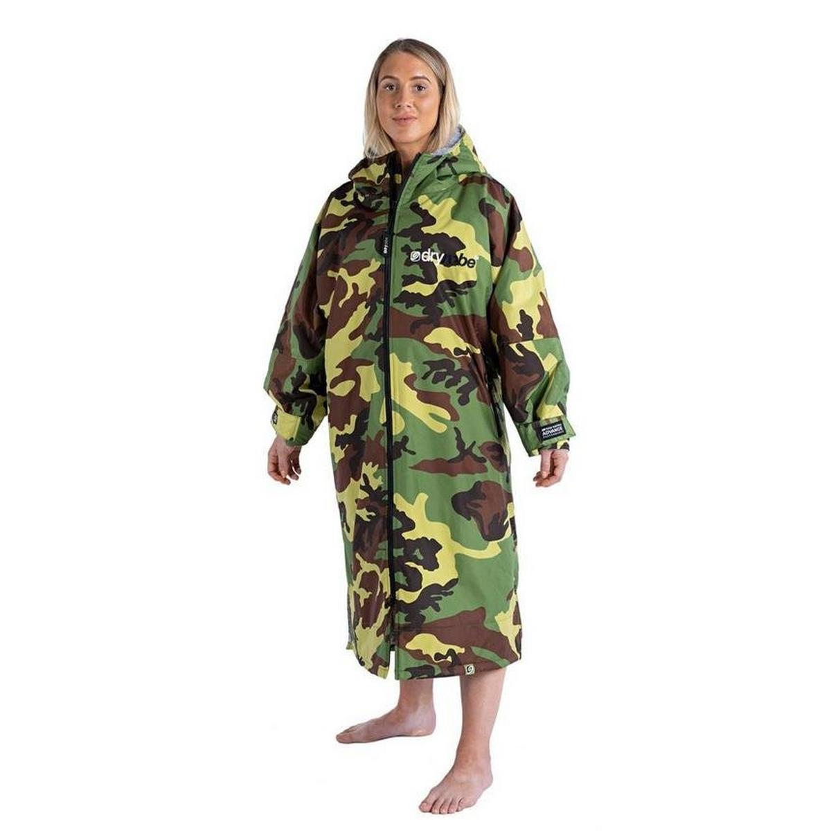 Dry Robe Advance Long Sleeve - Camo Grey