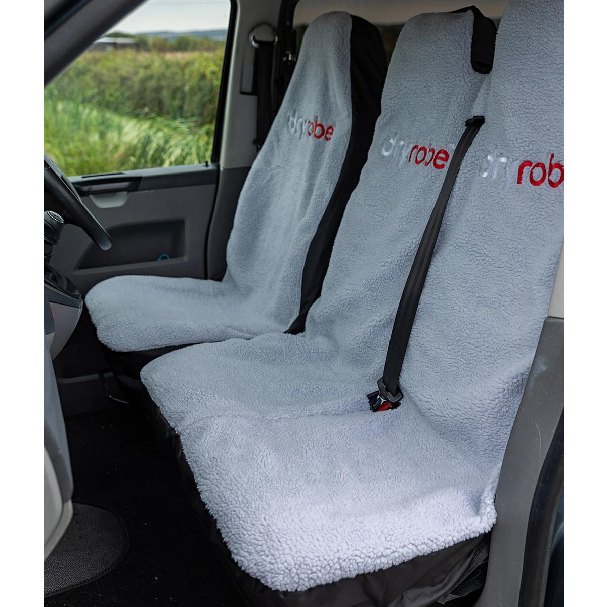 Dry Robe Water-repellent Car Seat Cover - Grey