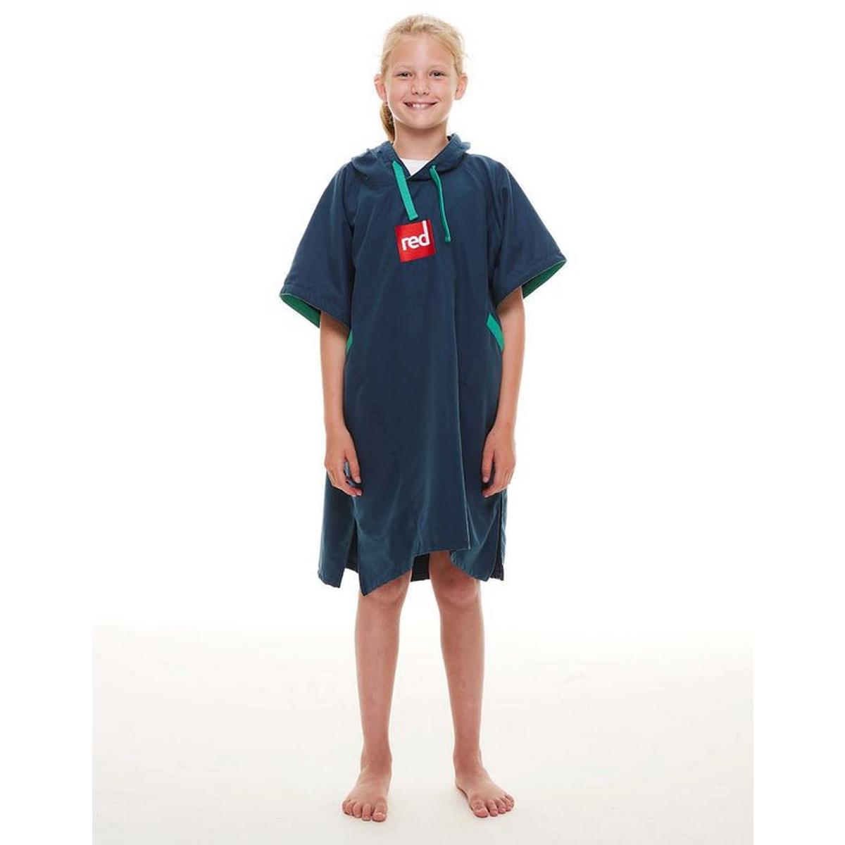 Red Paddle Kid's Quick Dry Microfibre Changing Robe - Navy