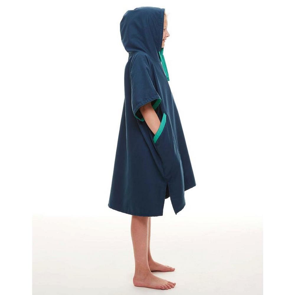 Red Paddle Kid's Quick Dry Microfibre Changing Robe - Navy