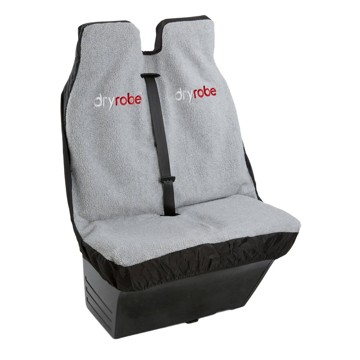 Dry Robe Water-repellent Double Van Seat Cover - Grey