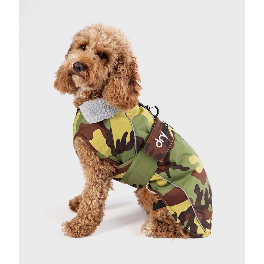 Dry Robe Dryrobe Dog - Grey Camo