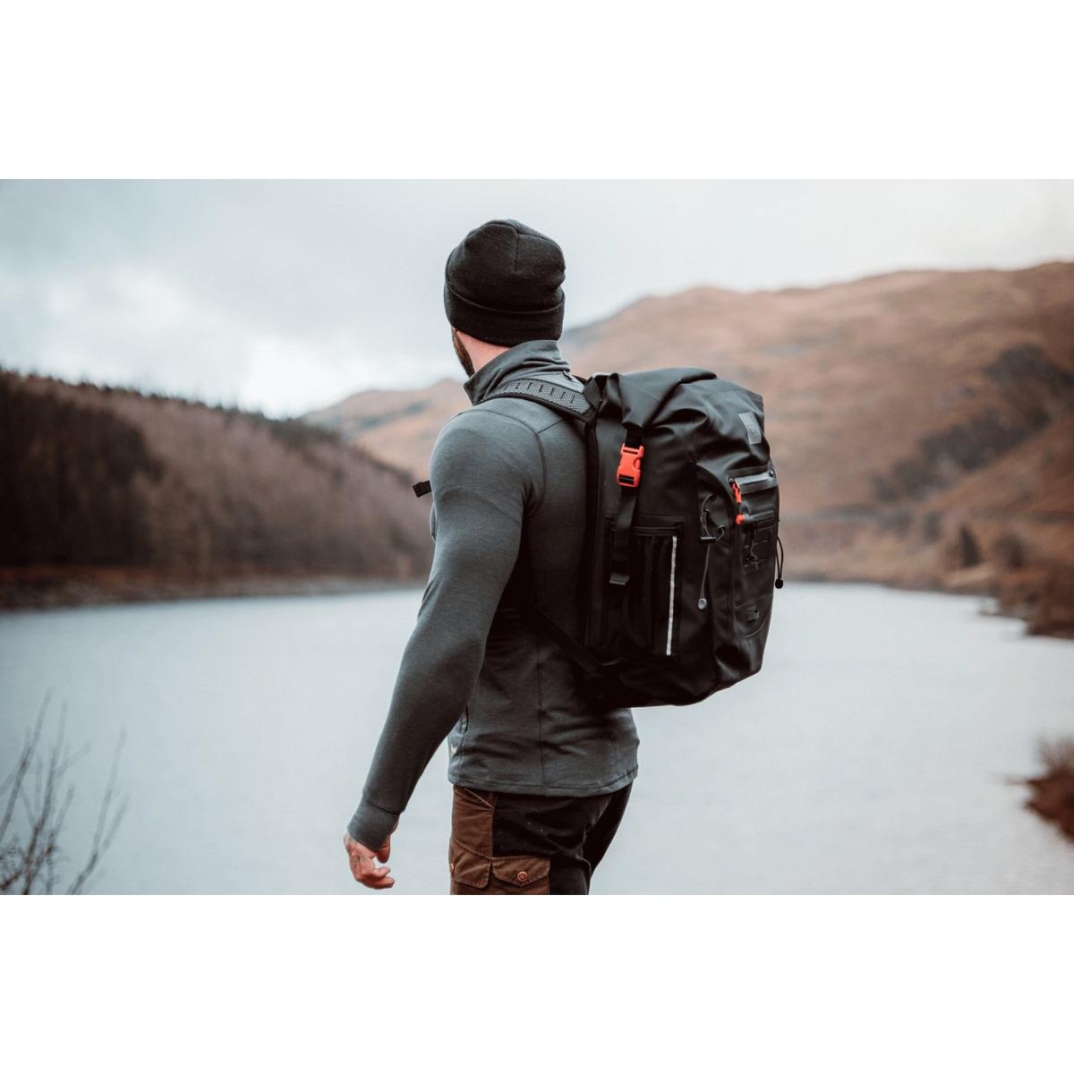 Red Equipment Adventure Waterproof Backpack - Black