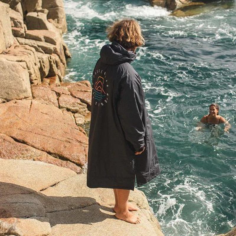 Unisex Escapism Changing Robe - Black