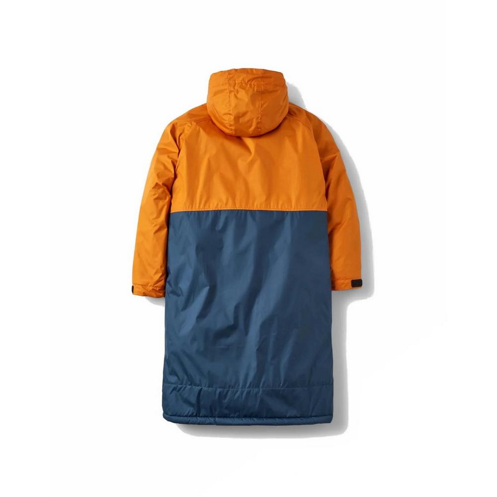 Passenger Unisex Waves Sherpa Lined Changing Robe - Orange/Blue