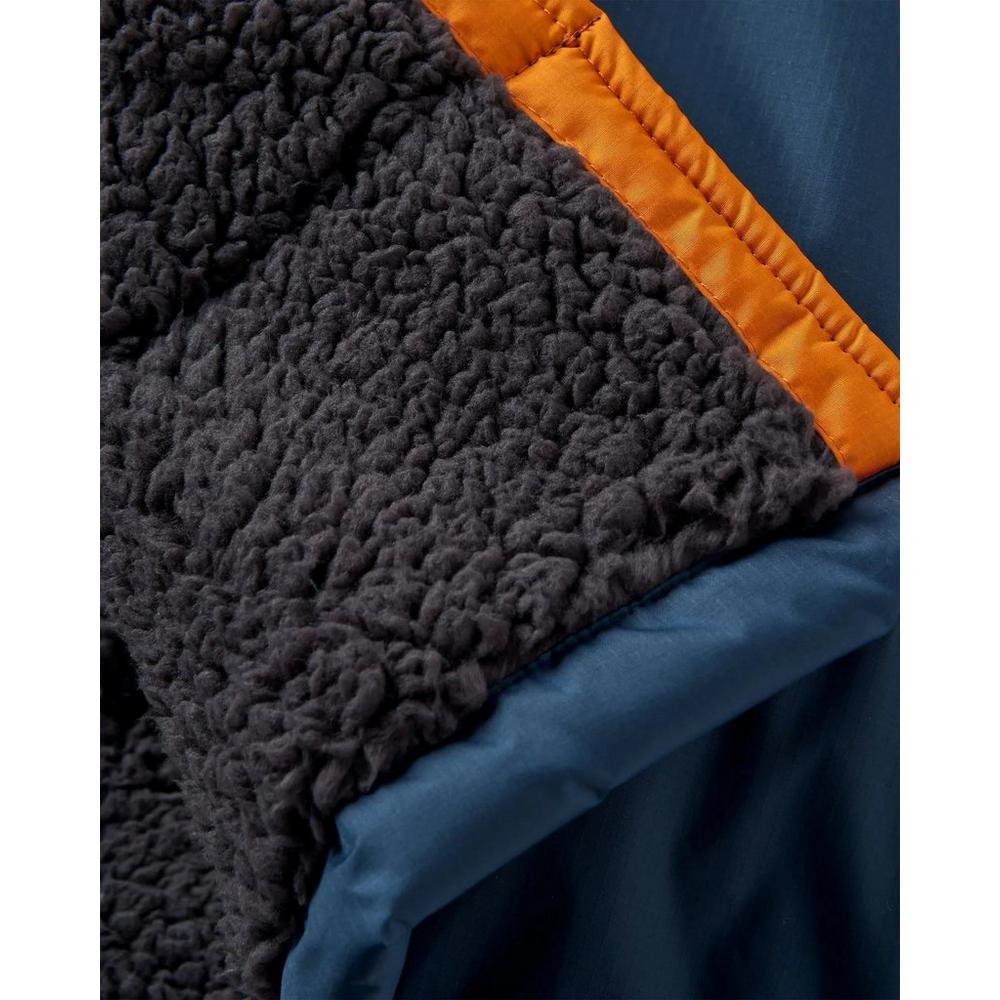 Passenger Unisex Waves Sherpa Lined Changing Robe - Orange/Blue