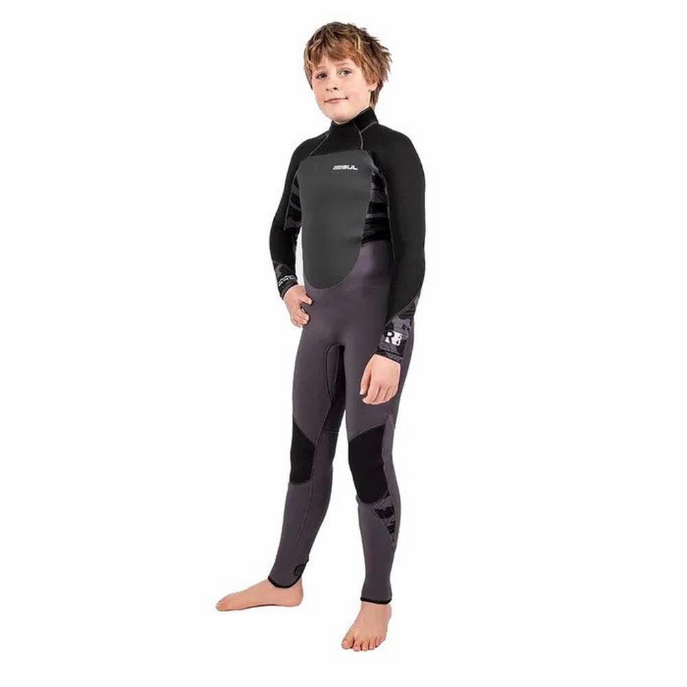 Gul Kid's Response 5/3mm Blind Stitched Wetsuit - Grey
