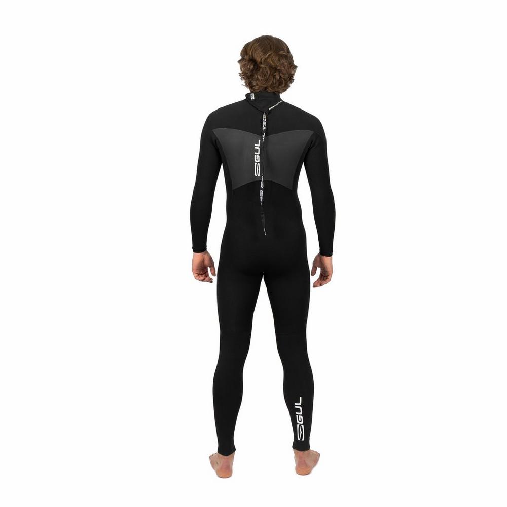 Gul Men's Response 5/3mm Steamer Wetsuit - Black