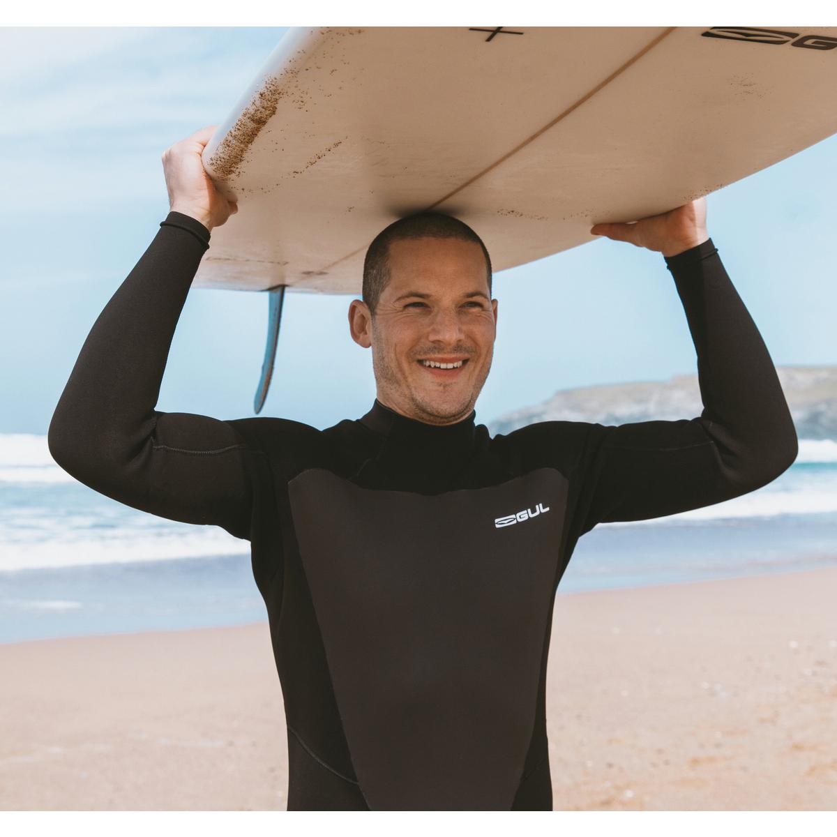 Gul Men's Response 5/3mm Steamer Wetsuit - Black