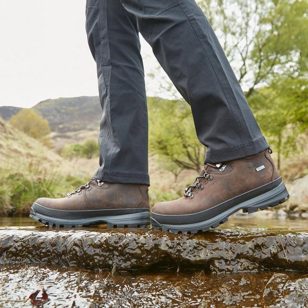 brasher Brasher Country Master Men's Brown Leather  Walking Boots Size UK 12 