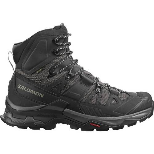 Salomon, Odyssey Element Advanced Canvas, Mesh and Suede Hiking Shoes, Men, Black, UK 7