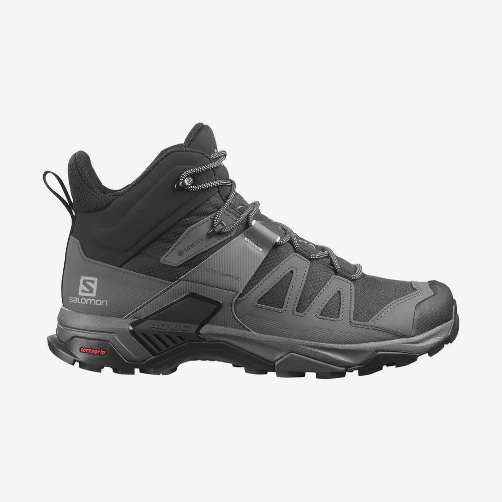 Salomon men's x ultra 3 leather hot sale gtx shoe