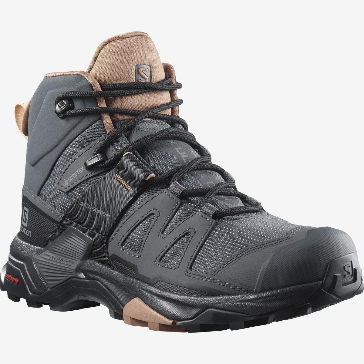 Salomon Women's X Ultra 4 Mid GORE-TEX - Ebony/Mocha Mousse