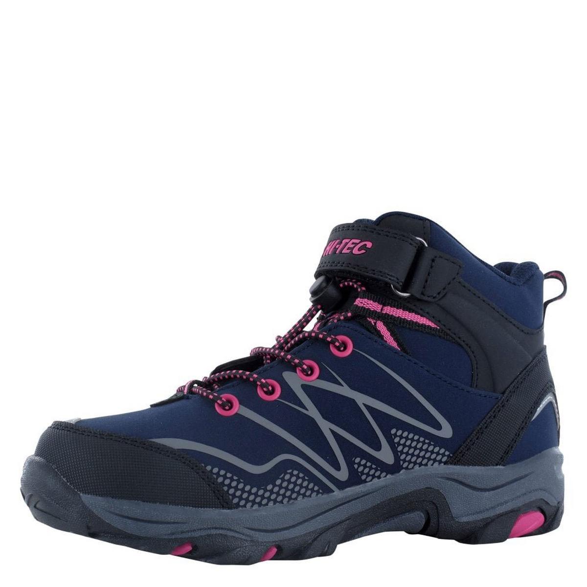 Hi-tec Kids Blackout Mid Waterproof Jr. - Navy/Magenta