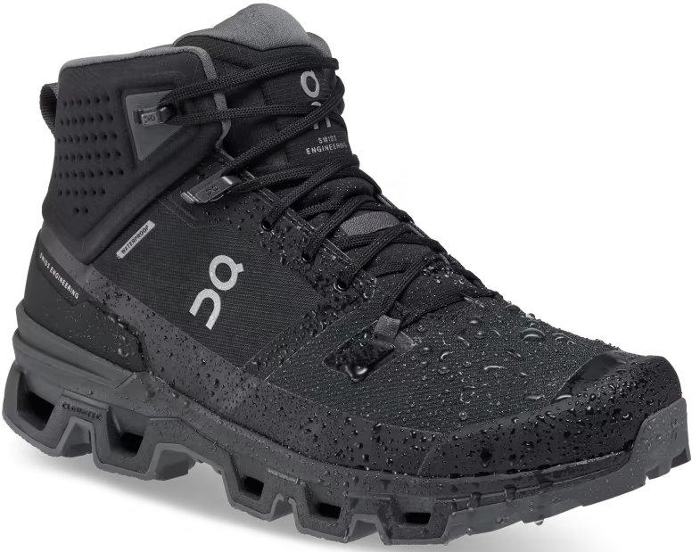 Men's On Cloudrock 2 Waterproof - Black / Eclipse | Hiking Boots 